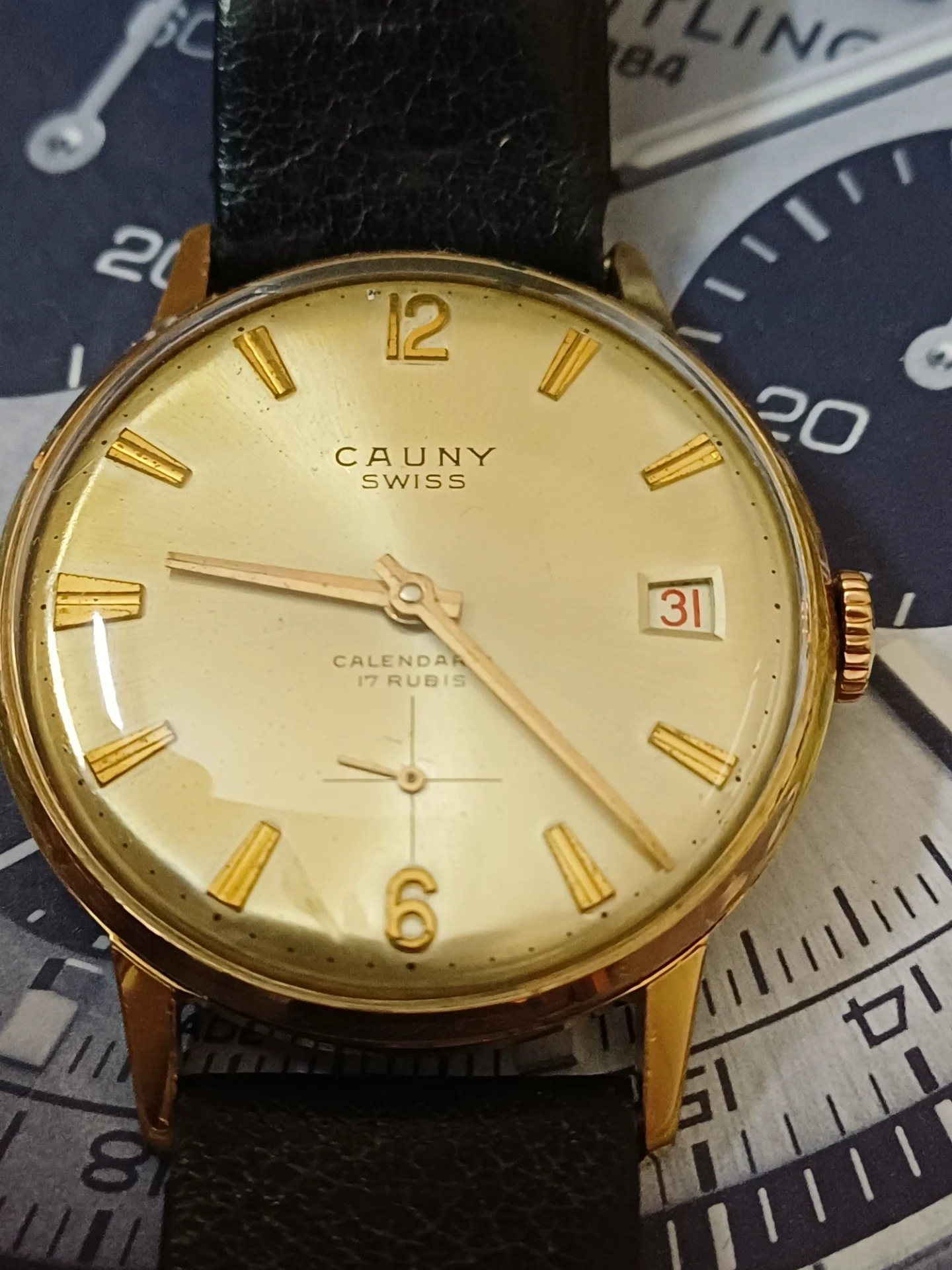 Ceas Cauny Calendrio Prima de Lux – fotografia 8 din 8