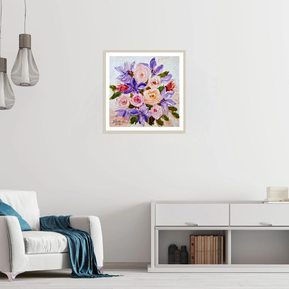 Trandafiri si clematis – fotografia 6 din 8