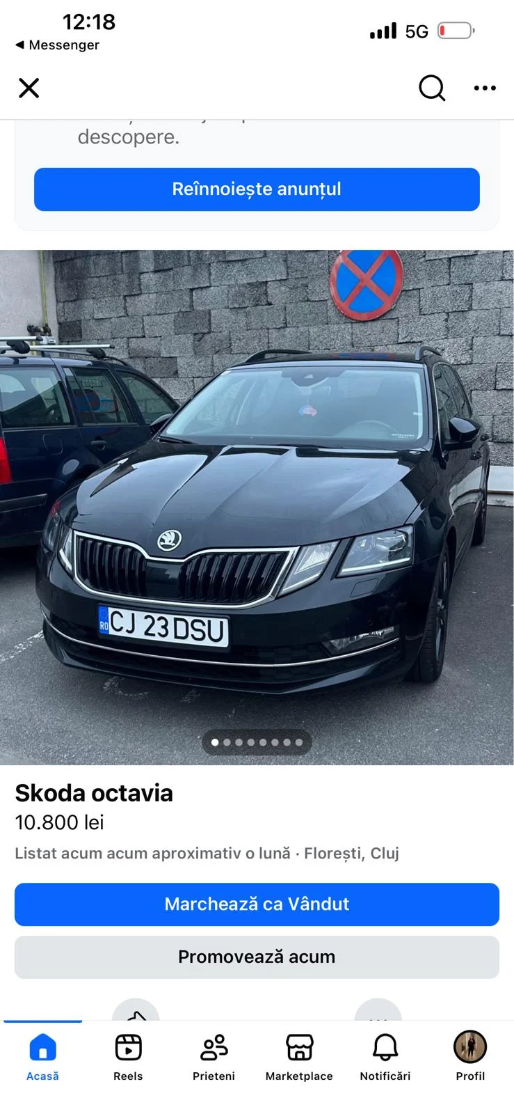 De vânzare Skoda octavia 3 2018 – fotografia 1 din 8