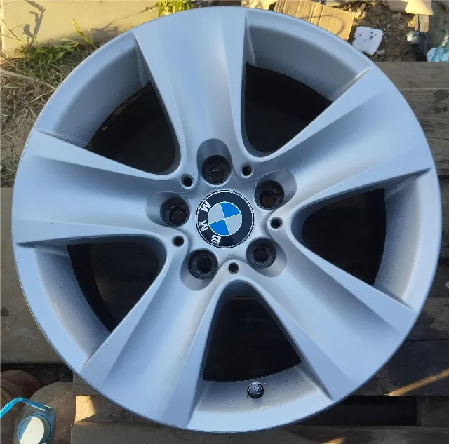 Jante aliaj 17 zoll originale BMW Seria 5 F10 / F11 Seria 6 F12 / F 13 cu senzori de presiune – fotografia 2 din 8