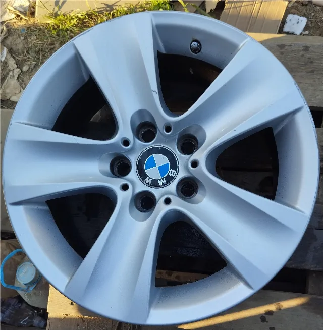 Jante aliaj 17 zoll originale BMW Seria 5 F10 / F11 Seria 6 F12 / F 13 cu senzori de presiune – fotografia 1 din 8