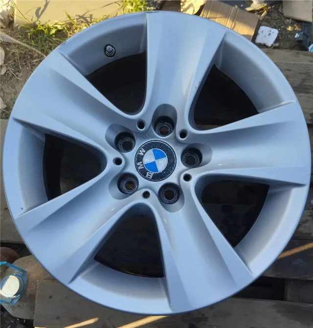 Jante aliaj 17 zoll originale BMW Seria 5 F10 / F11 Seria 6 F12 / F 13 cu senzori de presiune – fotografia 3 din 8