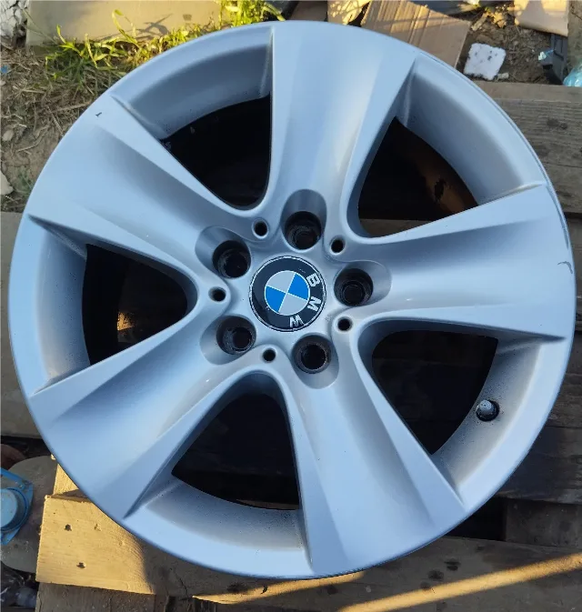 Jante aliaj 17 zoll originale BMW Seria 5 F10 / F11 Seria 6 F12 / F 13 cu senzori de presiune – fotografia 4 din 8