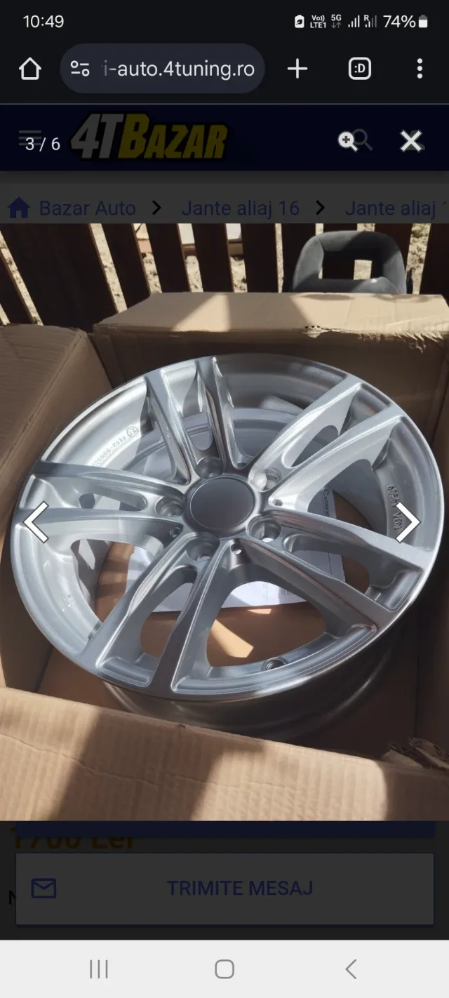 Jante aliaj noi 16 zoll marca Rial, gama Bmw noi – fotografia 3 din 6