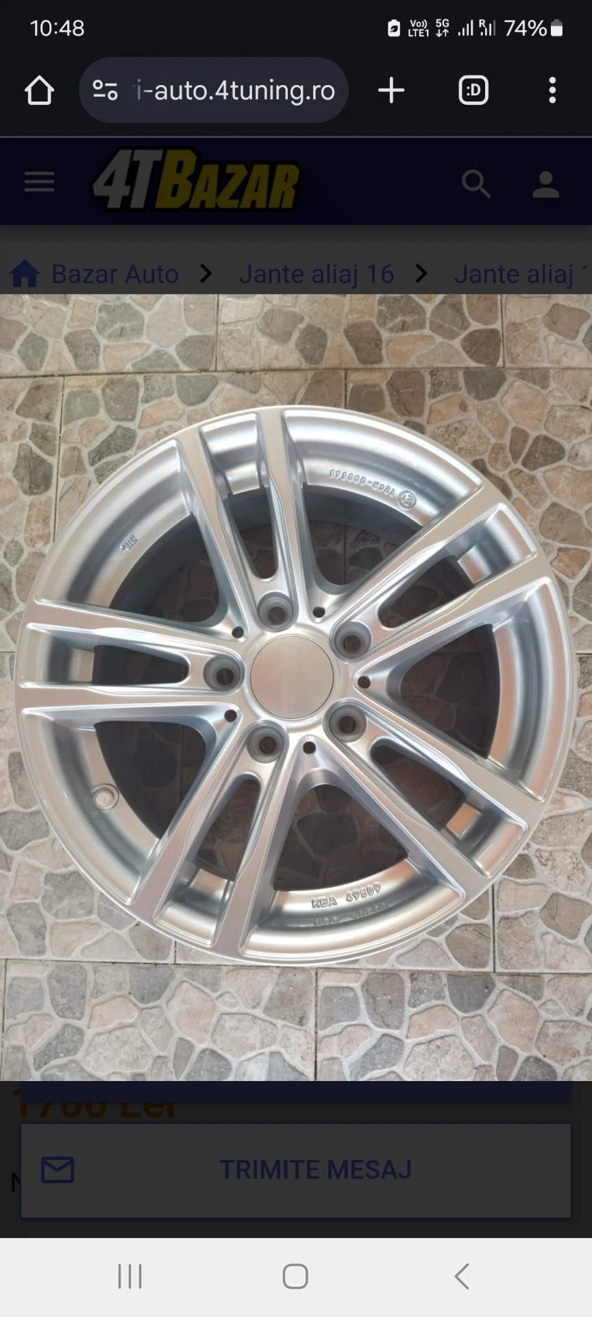Jante aliaj noi 16 zoll marca Rial, gama Bmw noi – Joita, Giurgiu