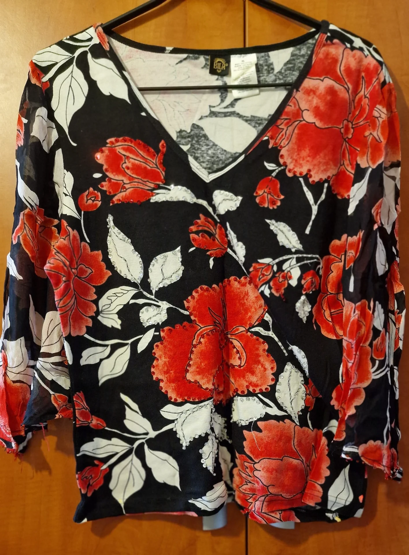 Bila, Bluză imprimeu floral XL – fotografia 1 din 4