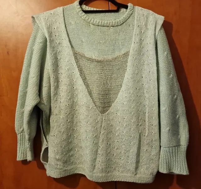Set pulover mâneci lungi + 2 veste subtiri - lucrate manual – Sector 6, București