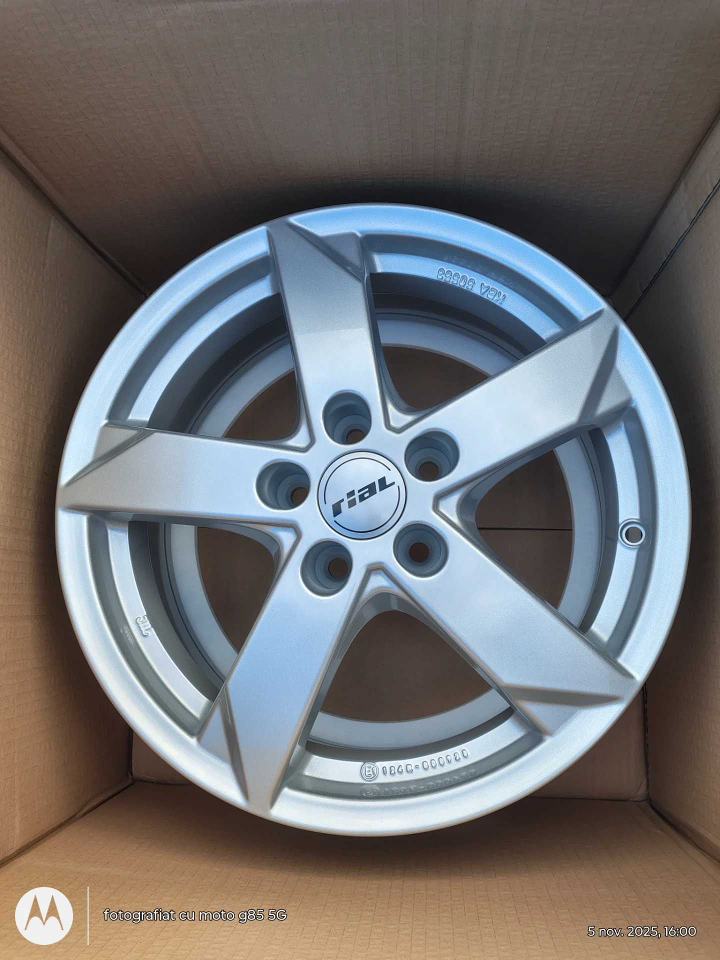 Jante aliaj 16 zoll noi marca Rial, gama Opel Astra J / Chevrolet Trax etc. – Joita, Giurgiu