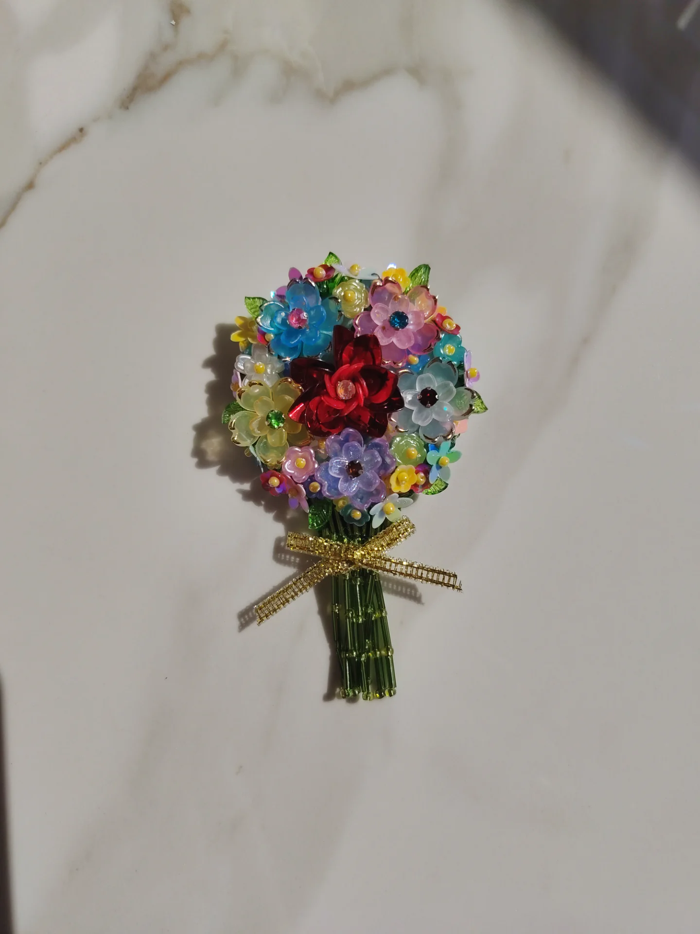Broșă buchetul de vară – fotografia 1 din 1