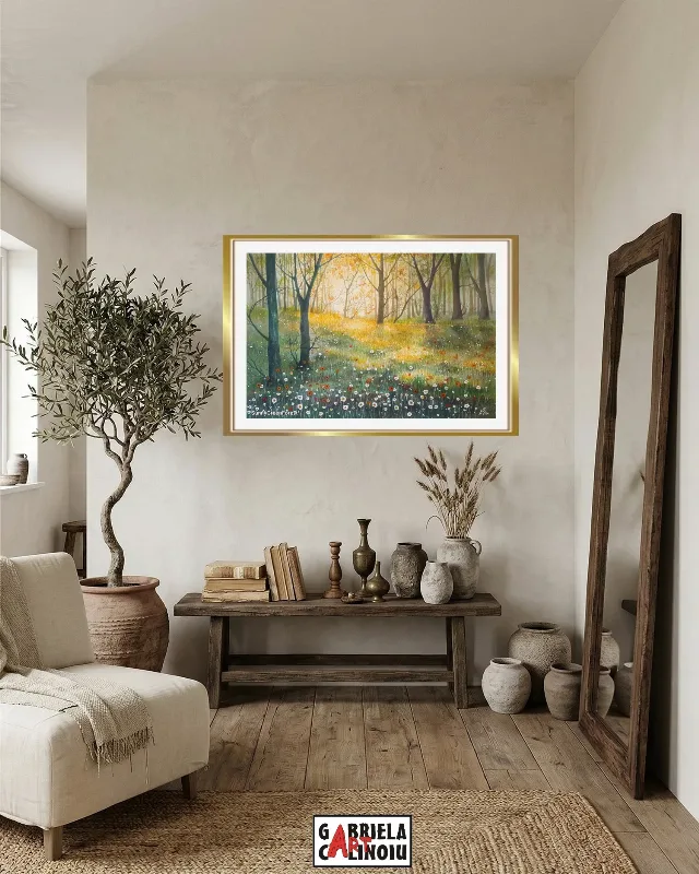 Tablou peisaj pădure – fotografia 4 din 5