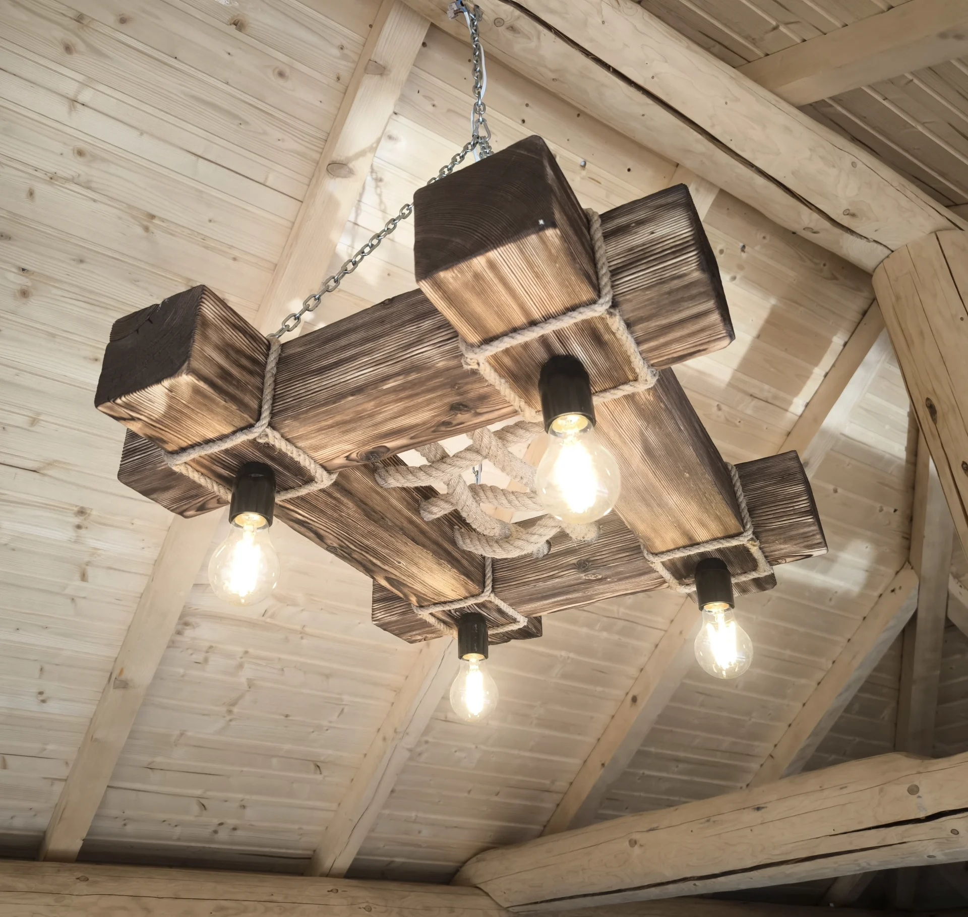 Bar#lustre lemn masiv – fotografia 4 din 4