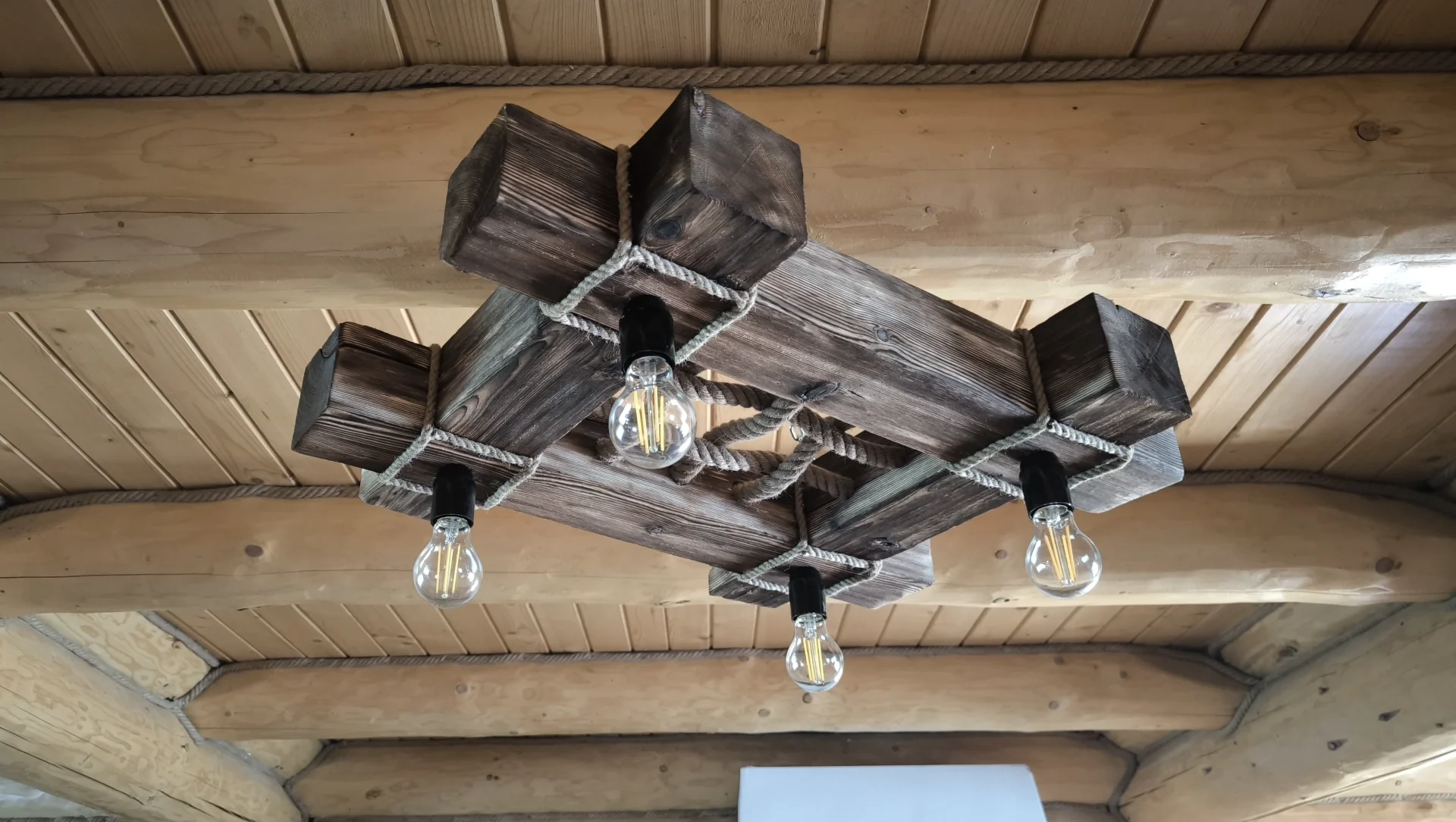 Bar#lustre lemn masiv – fotografia 3 din 4