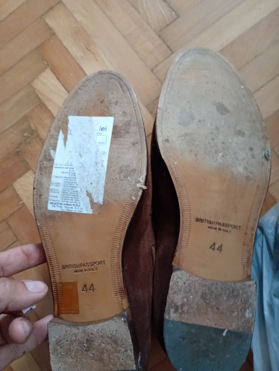 Pantofi din piele barbati sh Nr 44 stare buna preț anunt – fotografia 4 din 5