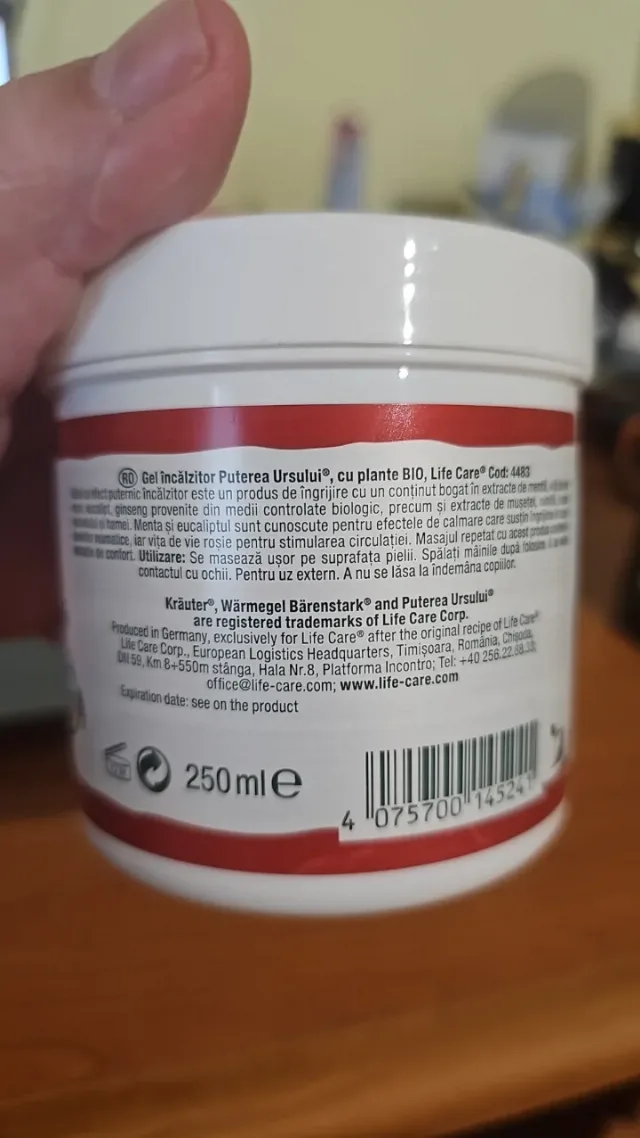 gel puterea ursului – fotografia 2 din 2