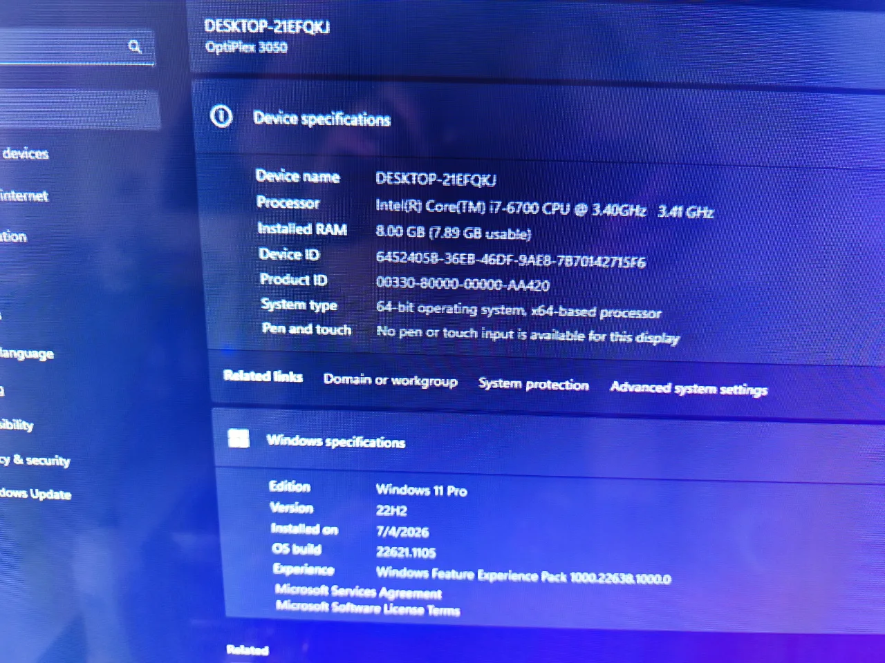 Vând Dell Optiplex 3050 – fotografia 2 din 7
