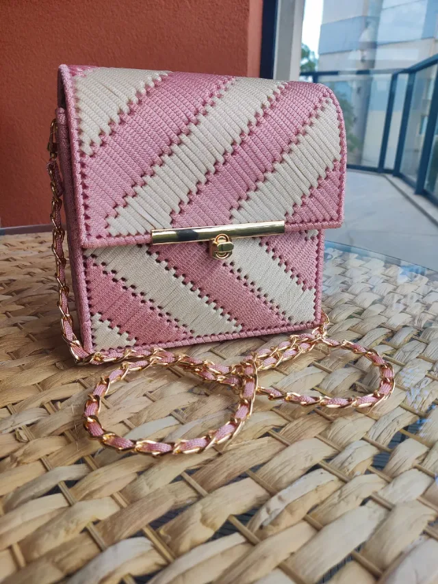 geanta handmade roz pudrat – Constanța, Constanța