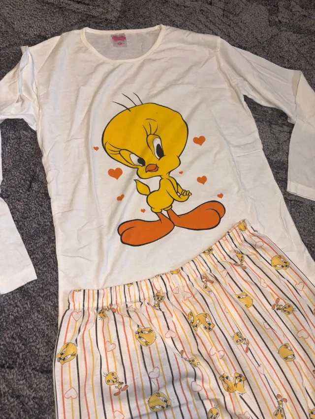 Pijama damă Tweety | bumbac – fotografia 6 din 6