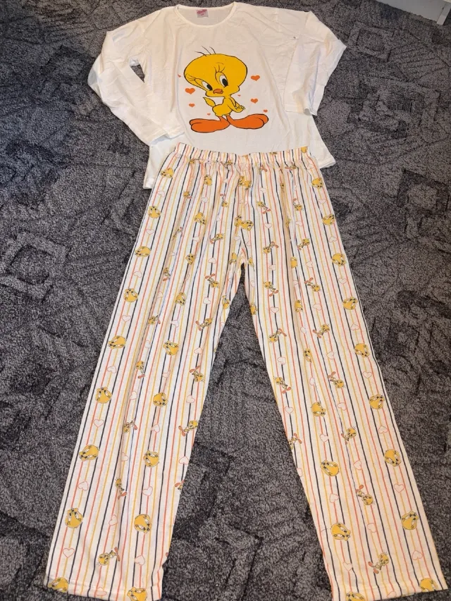 Pijama damă Tweety | bumbac – fotografia 3 din 6