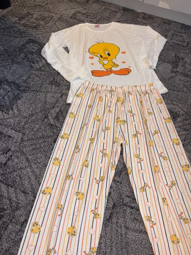 Pijama damă Tweety | bumbac – fotografia 2 din 6