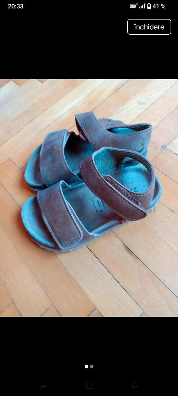 sandale Nr 22 din piele de vacă – Targu Mures, Mureș