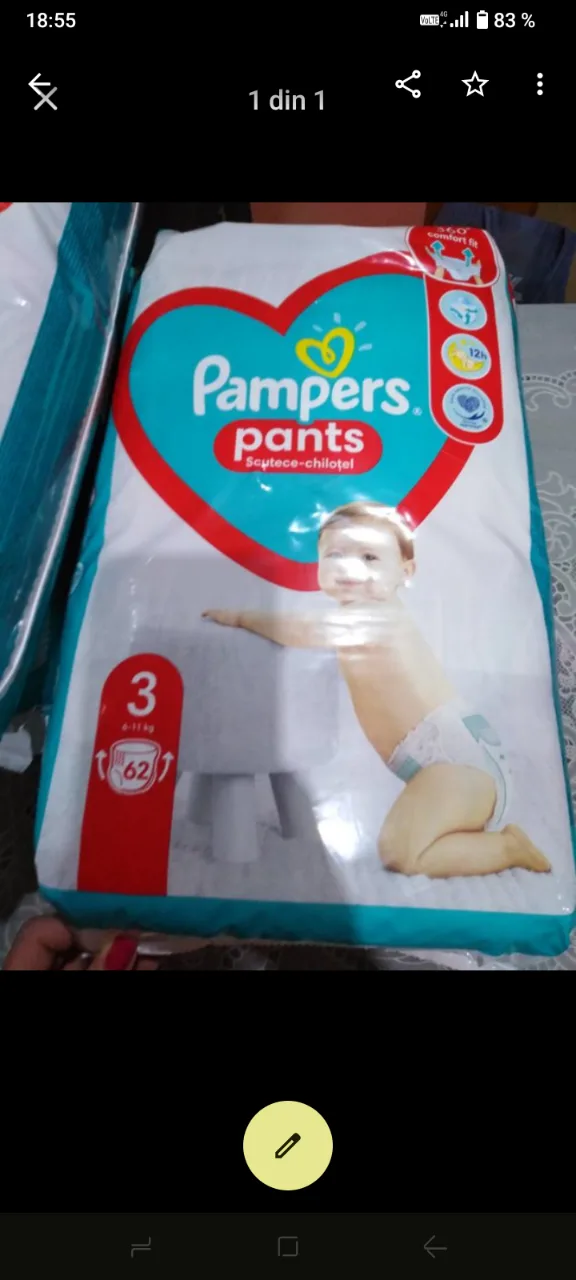 Pampers chiloțel Nr 3 – Targu Mures, Mureș