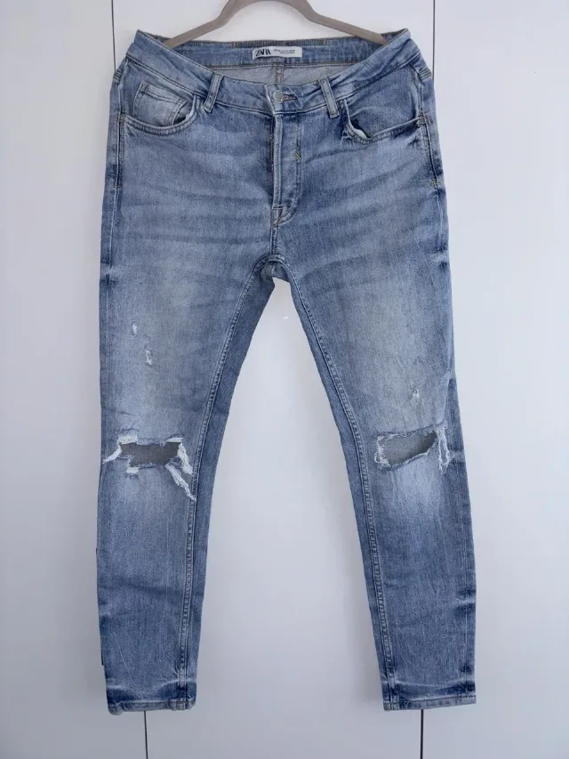 Blugi bărbați ZARA Distressed Mărimea 40– Ca noi! 🔥 – Sector 6, București