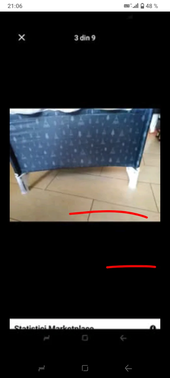 Pătuț nou Chippollino Merida cu laterală culisantă – fotografia 4 din 8