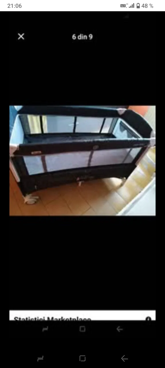 Pătuț nou Chippollino Merida cu laterală culisantă – fotografia 3 din 8