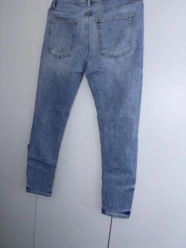 Blugi bărbați ZARA Distressed Mărimea 40– Ca noi! 🔥 – fotografia 6 din 6
