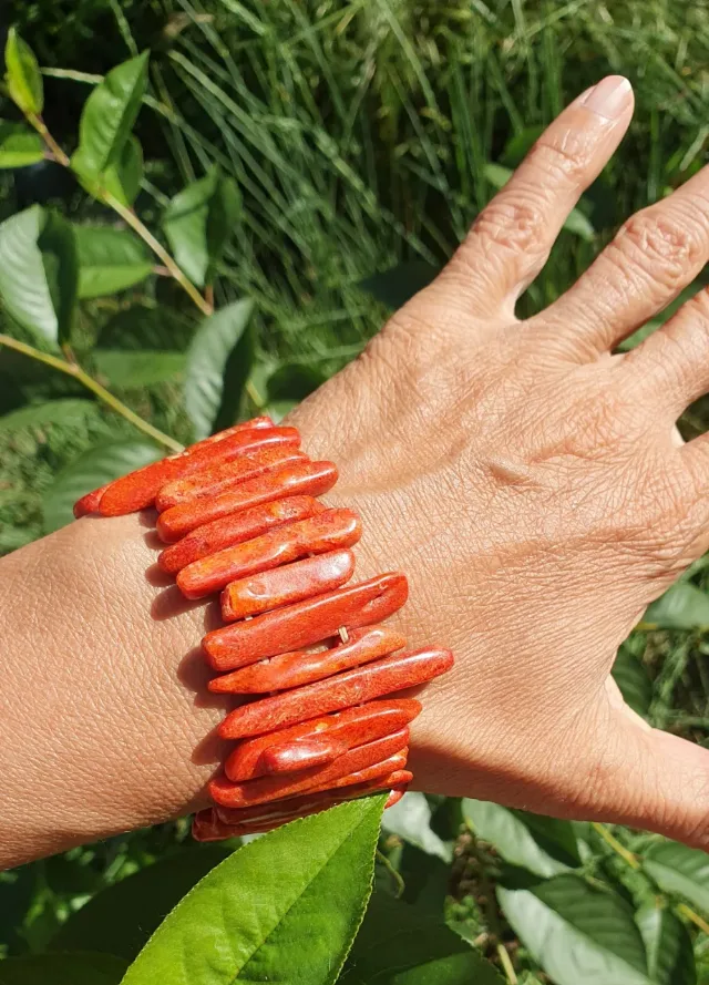 brățară coral natural – fotografia 4 din 4