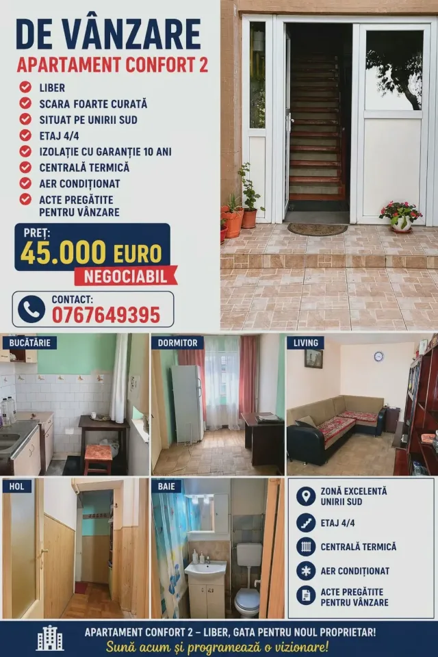 Apartament de vânzare confort 2 – Buzau, Buzău