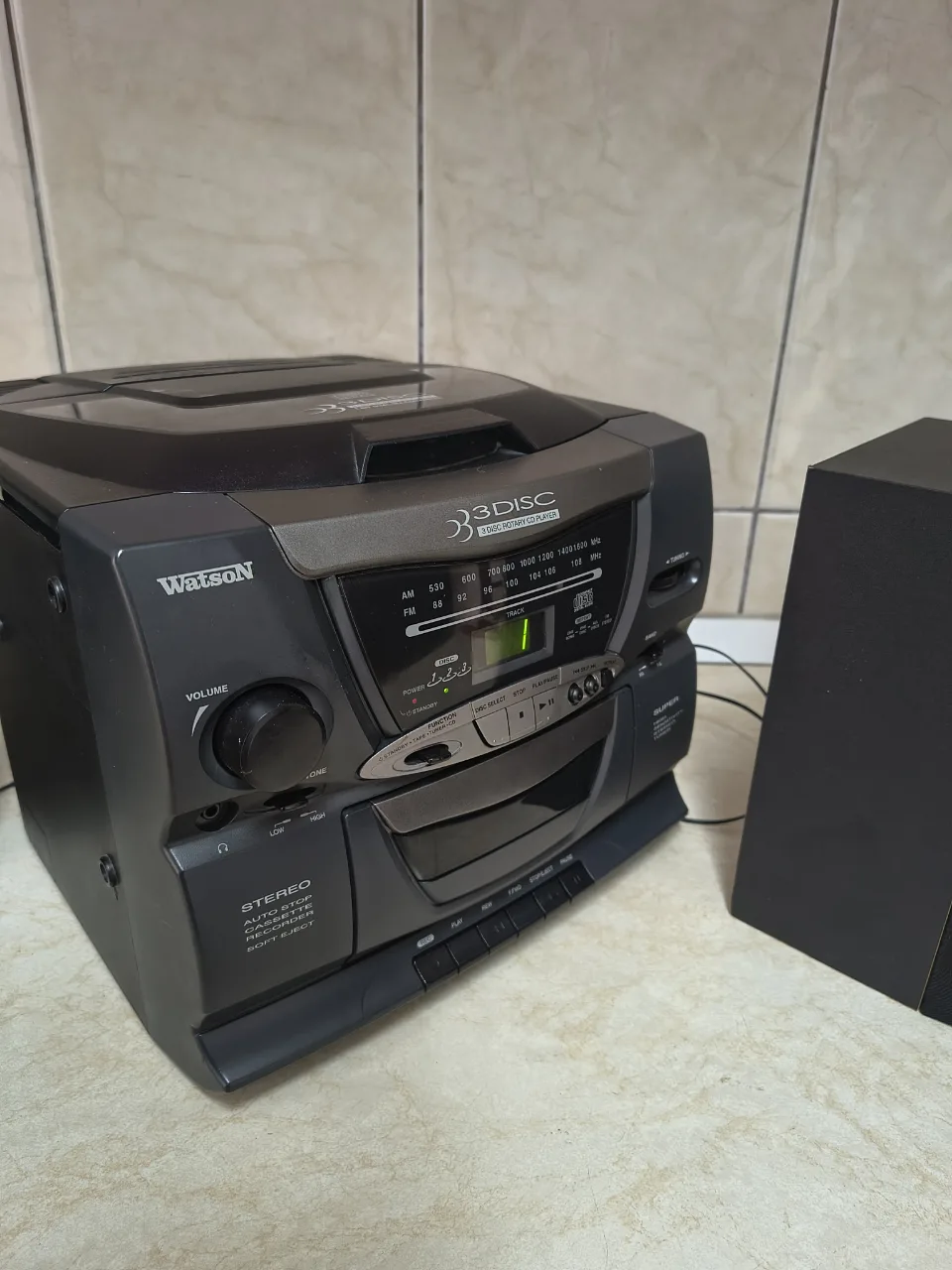 Combină audio vintage Watson CO 6530 – 3 CD-uri, Casetofon și Radio AM/FM – fotografia 4 din 8