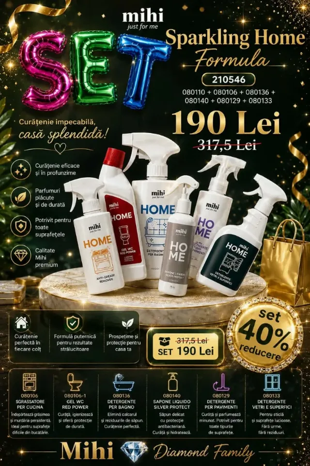 set 6 produse de curățenie în toată casa – Călărași, Călărași