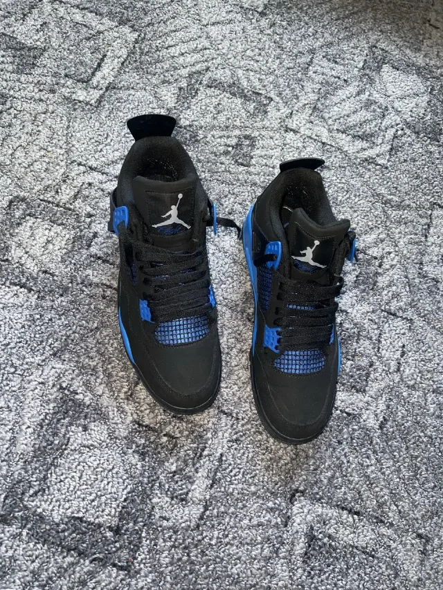 Jordan 4 blue thunder | marimea 44 | stare excelentă – fotografia 7 din 8