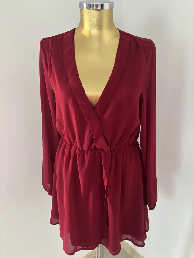 Rochie scurta grena – fotografia 8 din 8