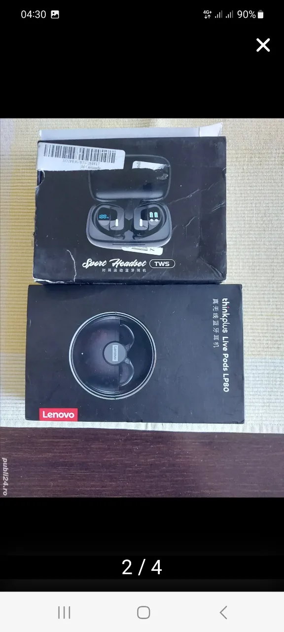 vînd căști Bluetooth noi – fotografia 3 din 4
