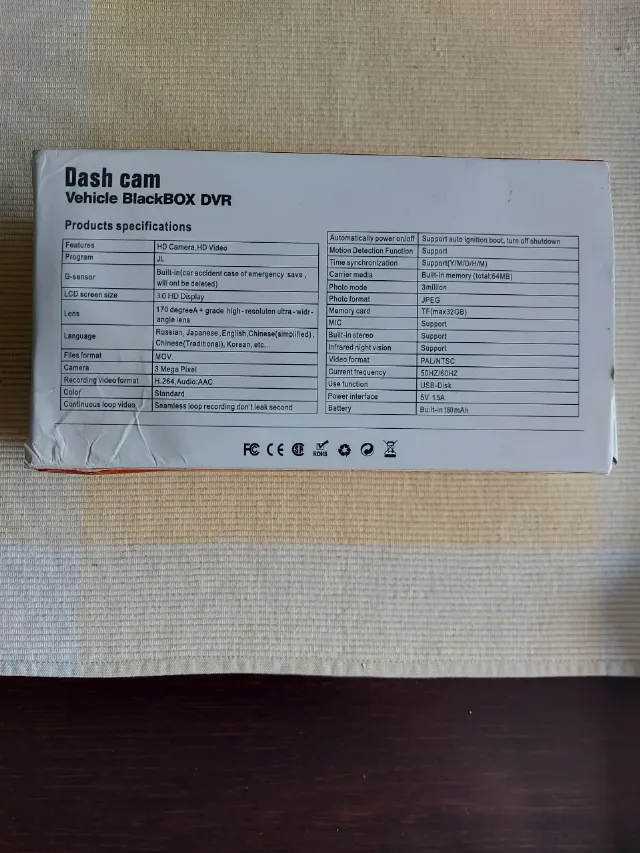 vînd cameră auto nouă – fotografia 2 din 4