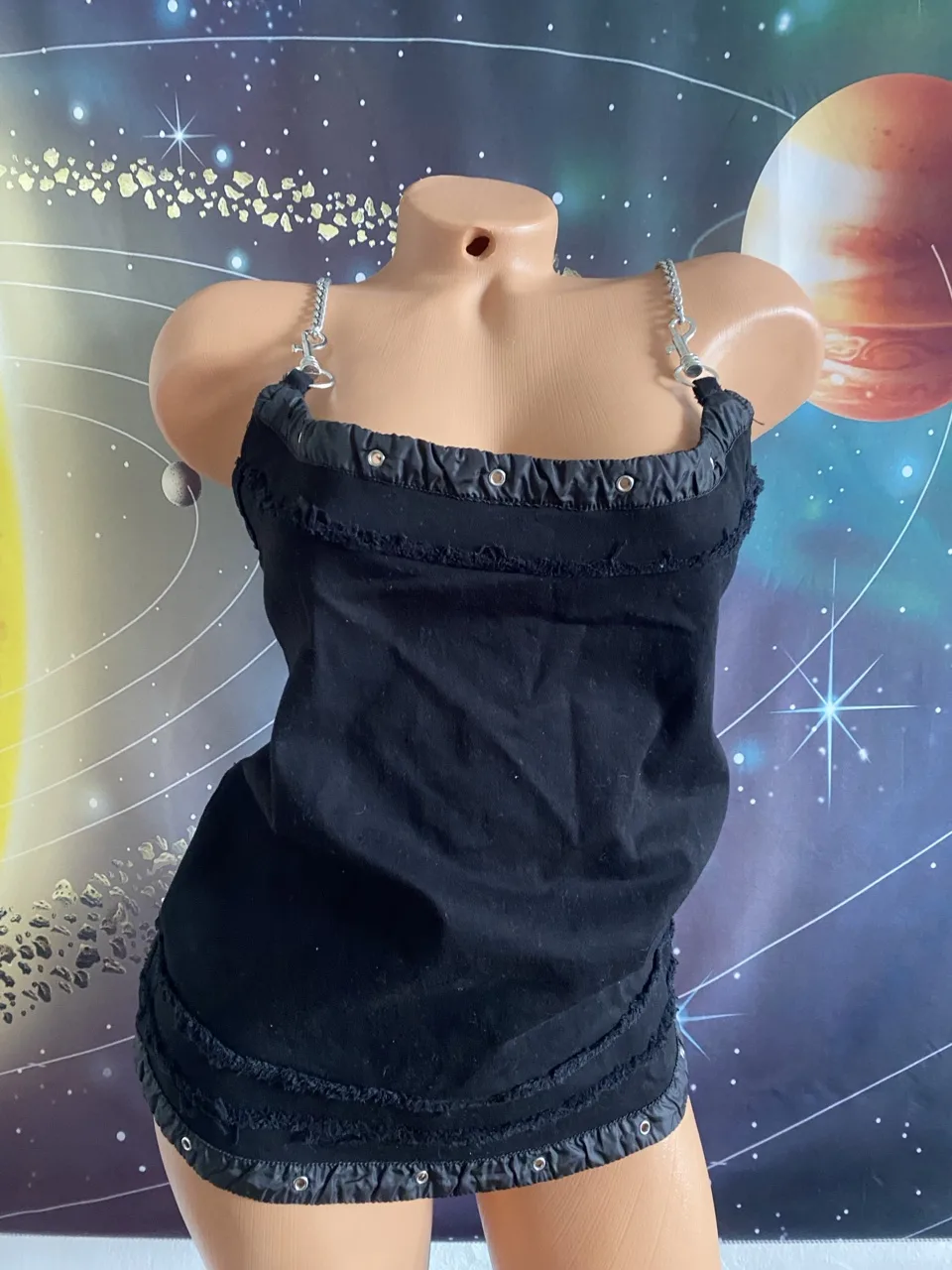 Alternative denim tank top – fotografia 1 din 5