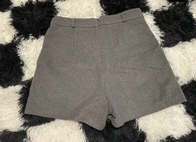 Fustă pantalon gri – fotografia 2 din 3