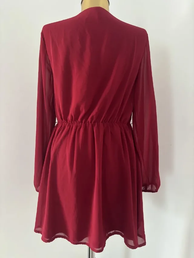Rochie scurta grena – fotografia 5 din 8