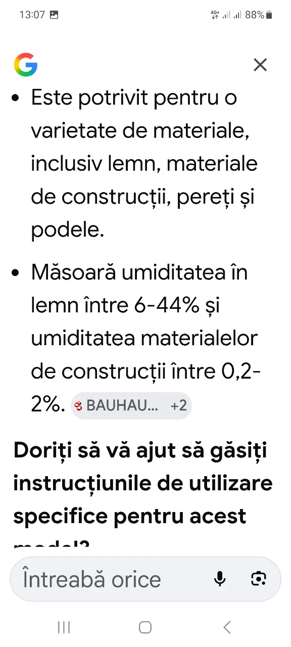 vînd aparat măsurat umiditate – fotografia 2 din 4