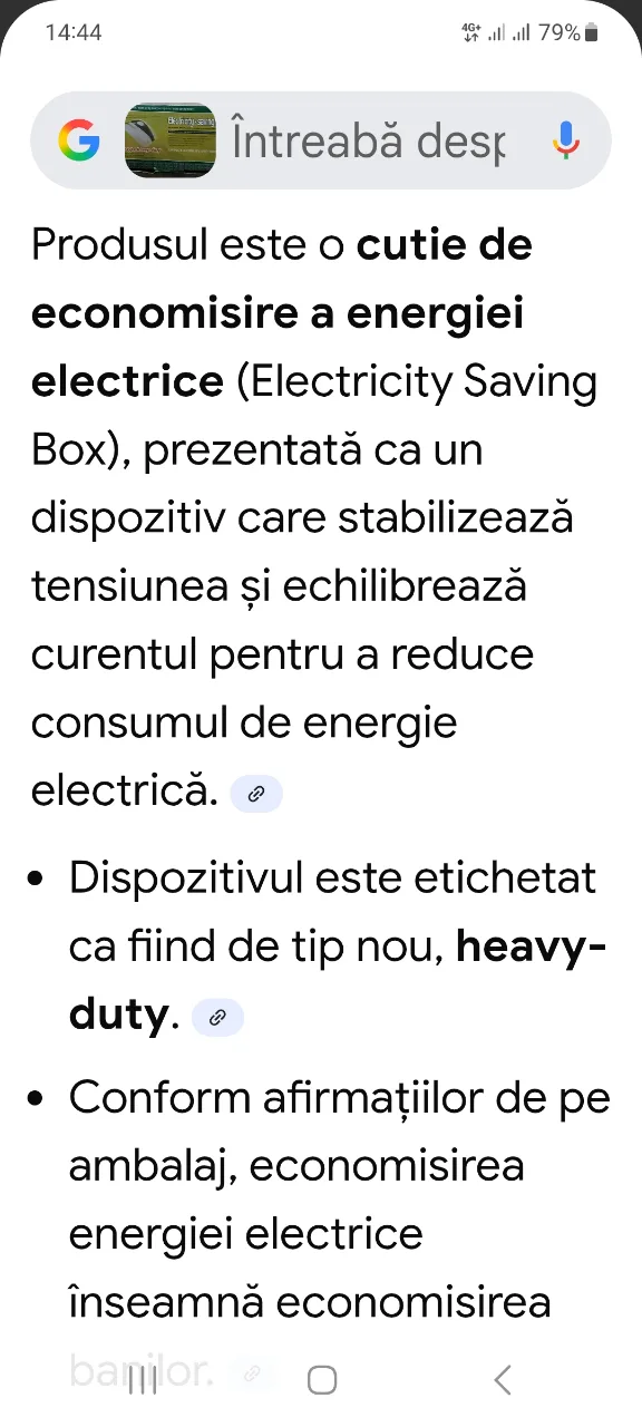 aparat economie curent electric – fotografia 3 din 4