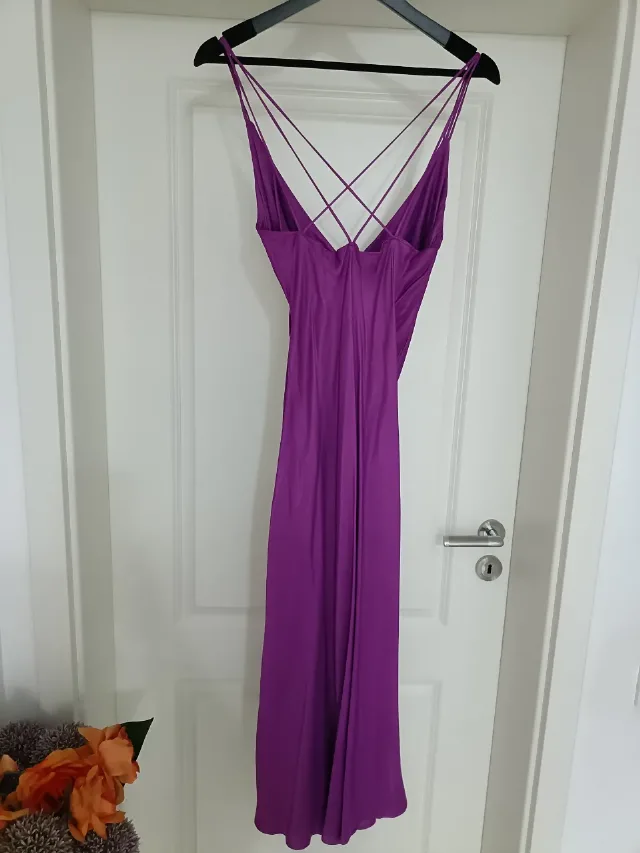 rochie lunga decoltată Zara – fotografia 4 din 4