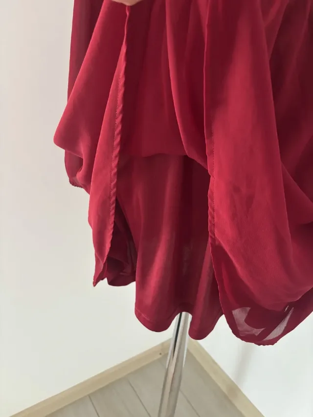 Rochie scurta grena – fotografia 6 din 8