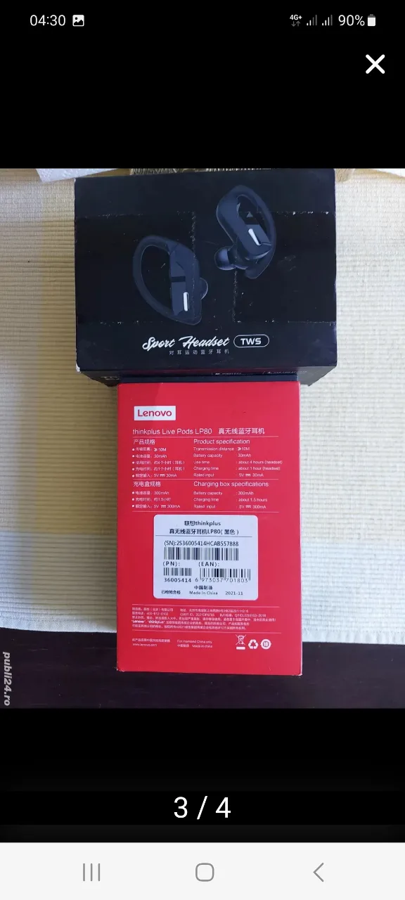 vînd căști Bluetooth noi – fotografia 4 din 4