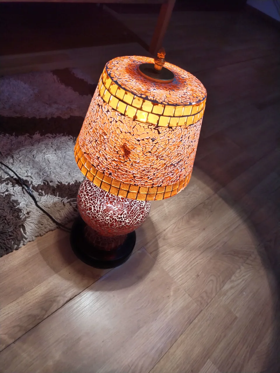 Veioza stil oriental cu mozaic din sticla – fotografia 1 din 8