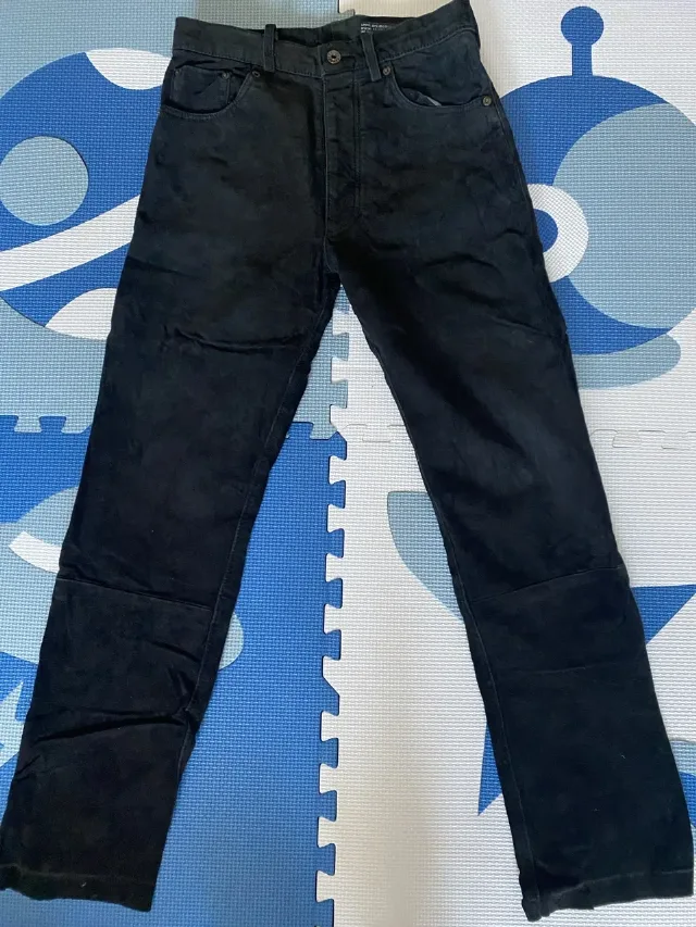 Pantaloni din piele intoarsa marime S/M – fotografia 1 din 7