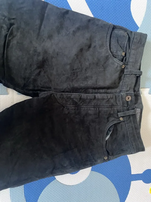 Pantaloni din piele intoarsa marime S/M – fotografia 3 din 7