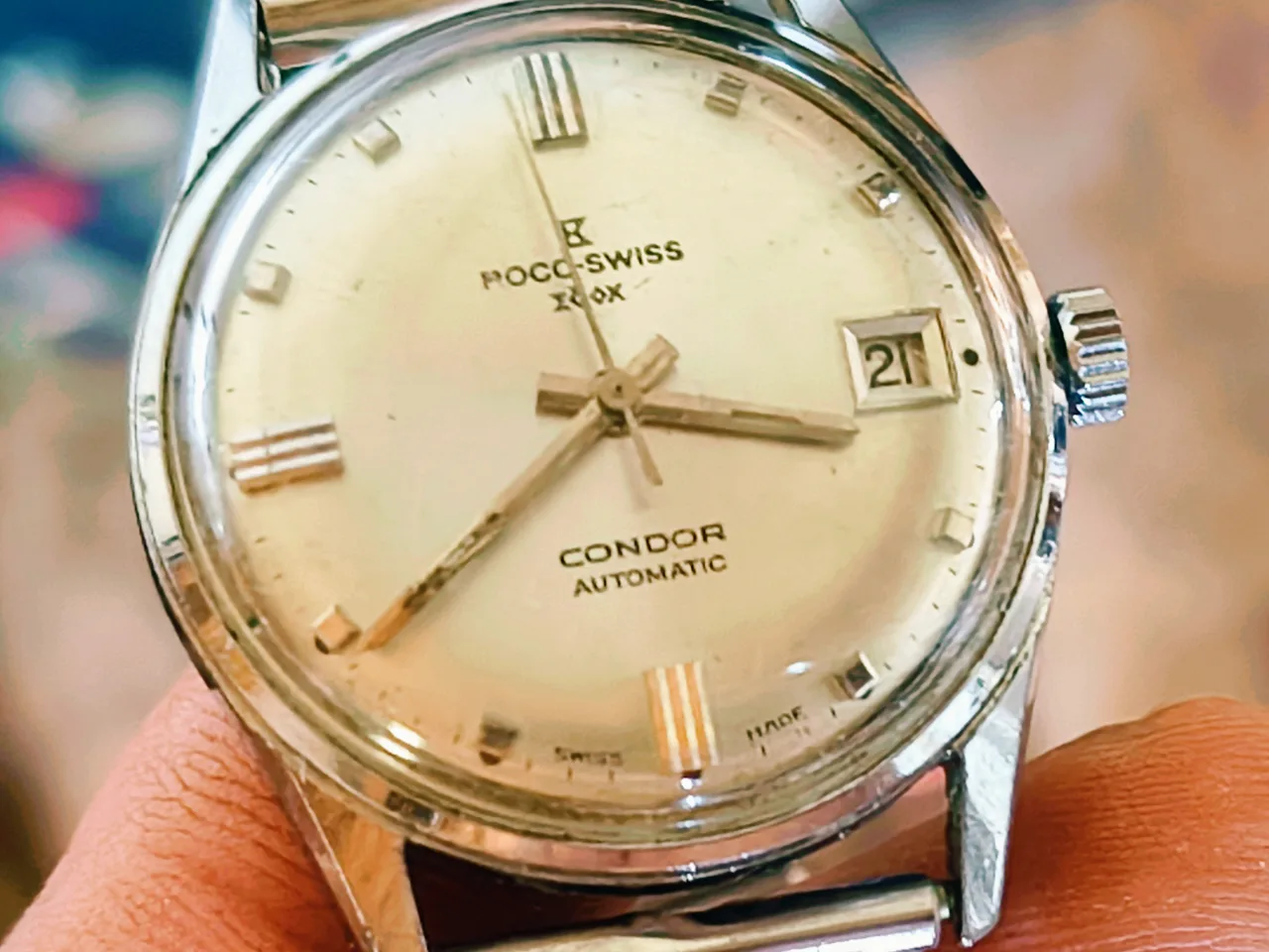 ceas EDOX Roco-Swiss,  Automatic 25 Jewels
ceas barbatesc elvețian – fotografia 4 din 8