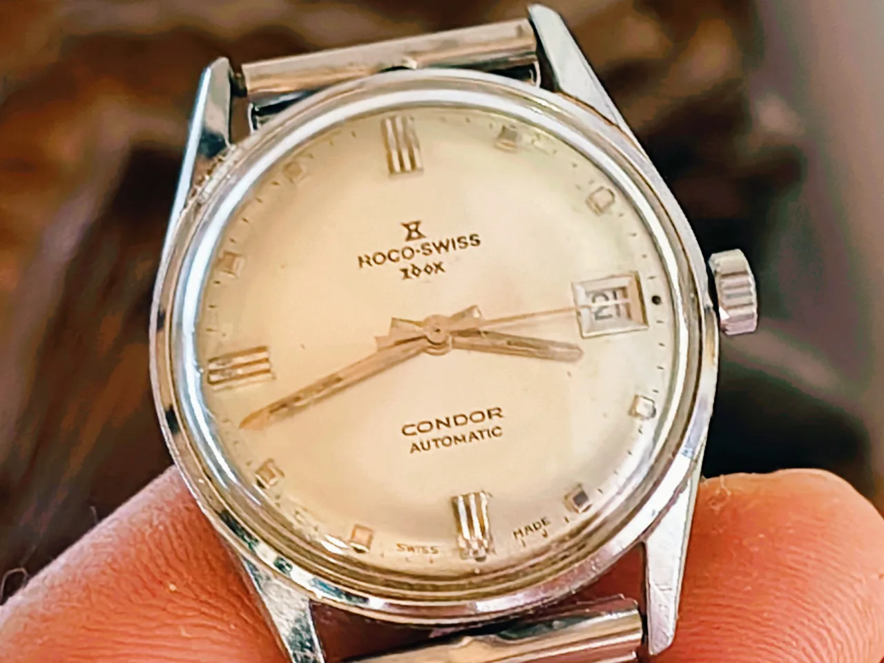 ceas EDOX Roco-Swiss,  Automatic 25 Jewels
ceas barbatesc elvețian – fotografia 3 din 8